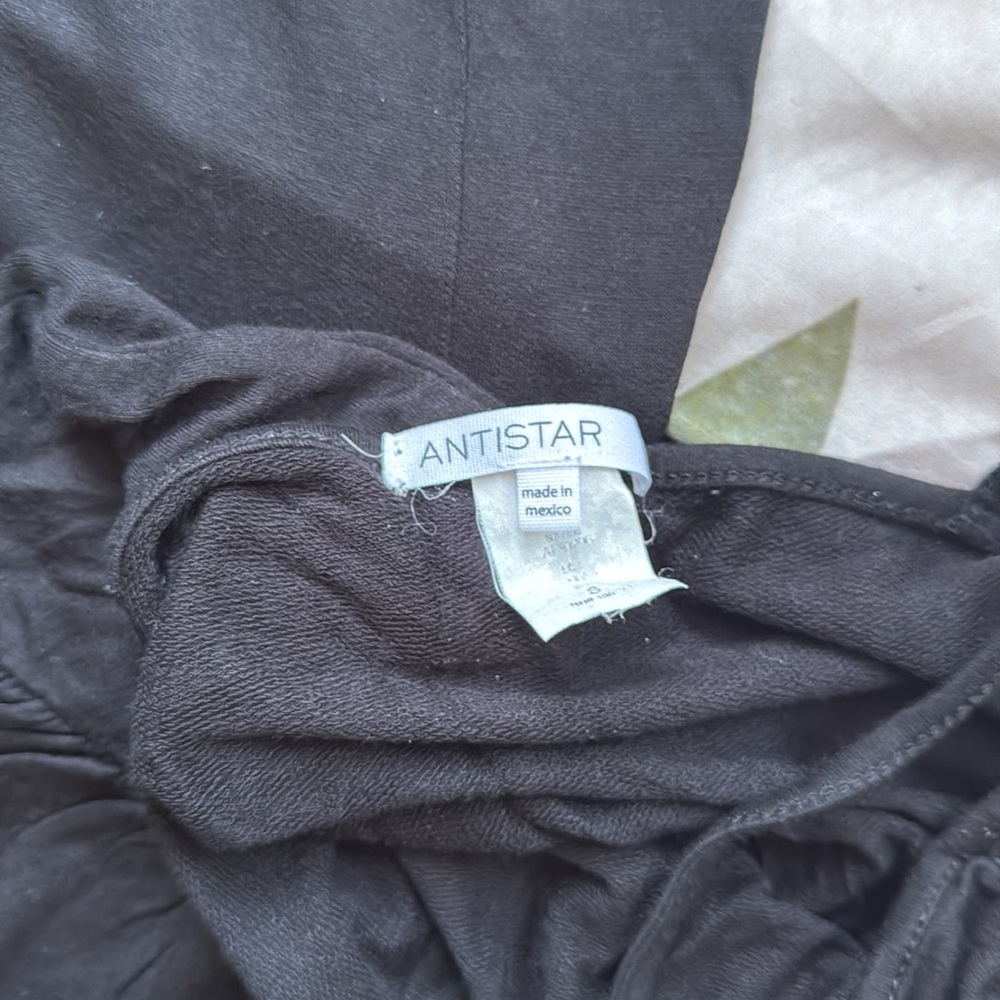 3/$10 Antistar Black Wide Leg Spaghetti Strap Jumpsuit - Picture 4 of 6